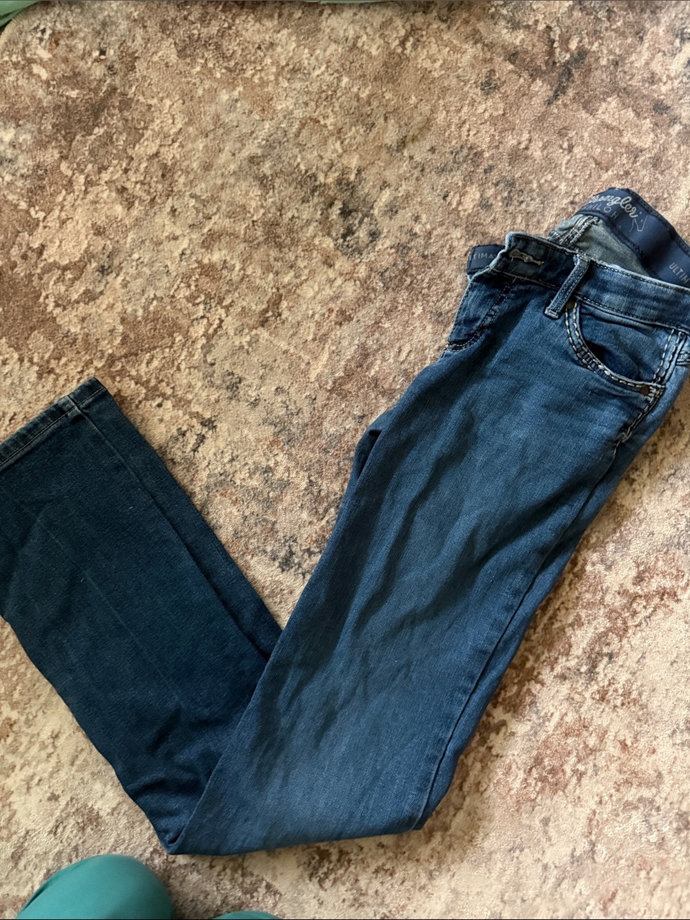 Wrangler Women's Boot Cut Jeans in Dark Blue
